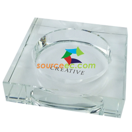 Customization Crystal Ashtray Corporate Gifts