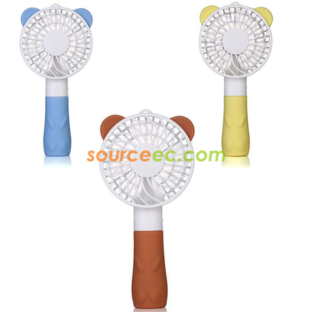 Customization Portable USB Mini Handheld Fan (Bear)  Corporate Gifts
