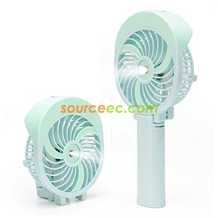 Customization Foldable Handheld USB  Humidifier Fan Corporate Gifts