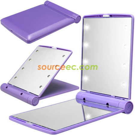 Customization Led Lighted Compact Makeup Mirror Corporate Gifts