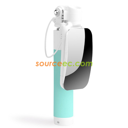 Customization Mini Selfie Stick With Mirro Corporate Gifts
