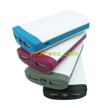 10000mAh Power Bank with LED Light 