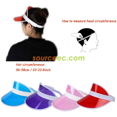 Customization Plastic Sun Visor Corporate Gifts