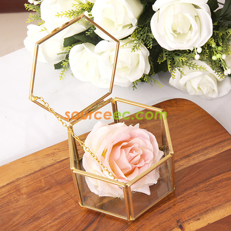 Customization Geometric Glass Terrariums Corporate Gifts