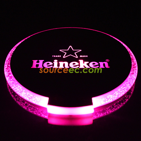 Customization LED Light Coaster Corporate Gifts
