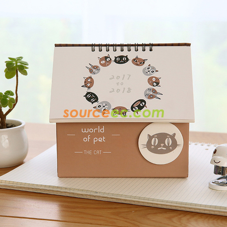 Customization House Shape Desktop Calendar Corporate Gifts
