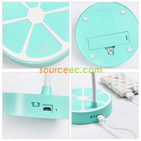 Customization Fruit Design LED USB Table Lamp Corporate Gifts