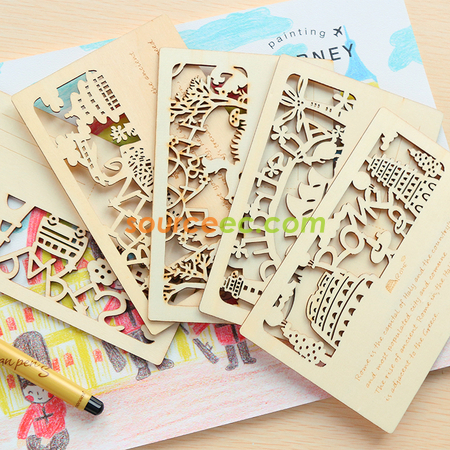 Wooden Postcard