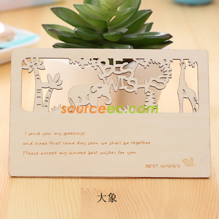 Customization Wooden Postcard Corporate Gifts