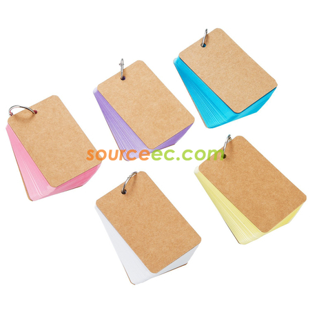 Customization Blank Assorted Colors Study Cards Corporate Gifts