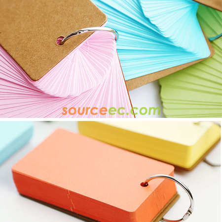 Customization Blank Assorted Colors Study Cards Corporate Gifts