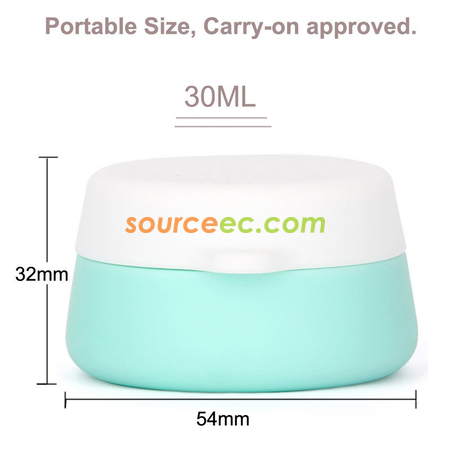 Customization Travel Silicone Cosmetic Containers Corporate Gifts