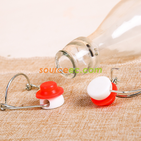 Customization Clear Glass Bottle With Stopper Corporate Gifts