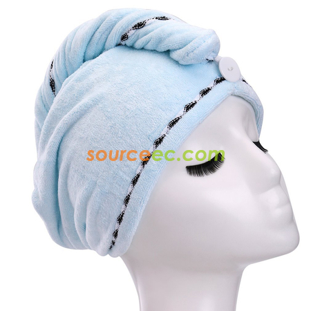 Customization Microfiber Dry Hair Hat/Hair Drying Towel Corporate Gifts