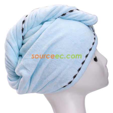 Customization Microfiber Dry Hair Hat/Hair Drying Towel Corporate Gifts