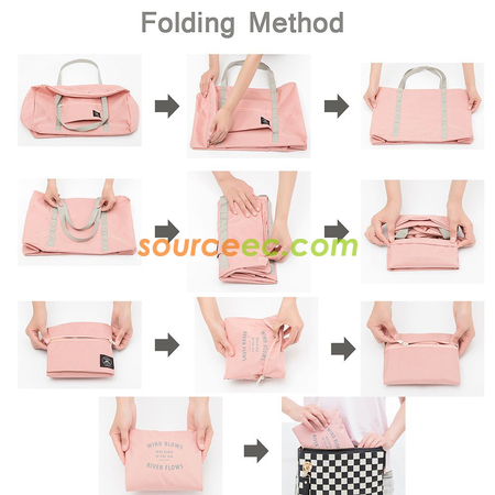 Customization Travel Foldable Waterproof Tote Bag Corporate Gifts