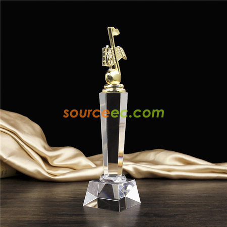 Customization Note Crystal Trophy Corporate Gifts