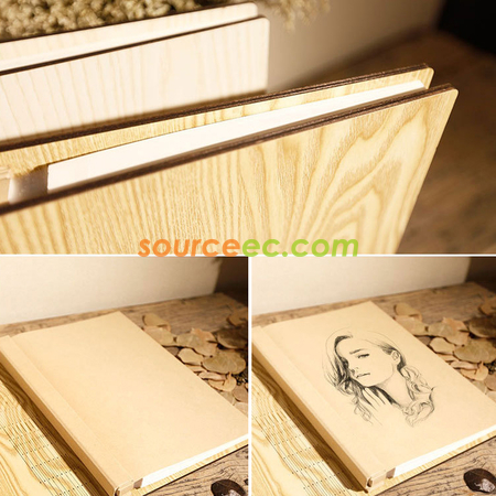 Customization DIY Wood Cover Photo Album Corporate Gifts