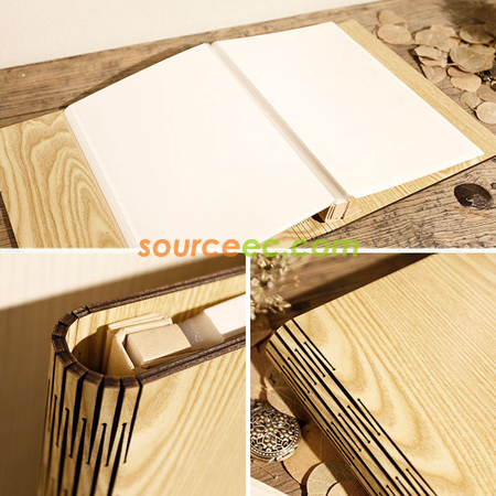 Customization DIY Wood Cover Photo Album Corporate Gifts