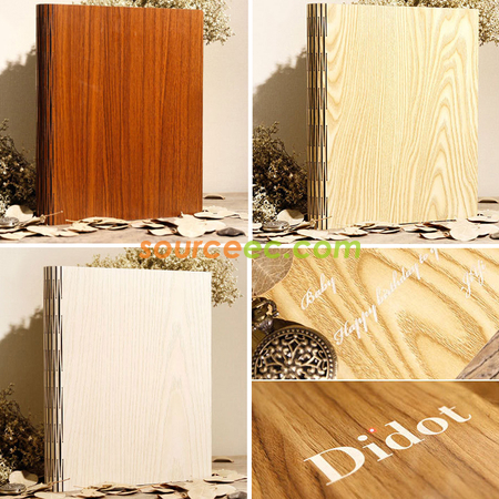 Customization DIY Wood Cover Photo Album Corporate Gifts