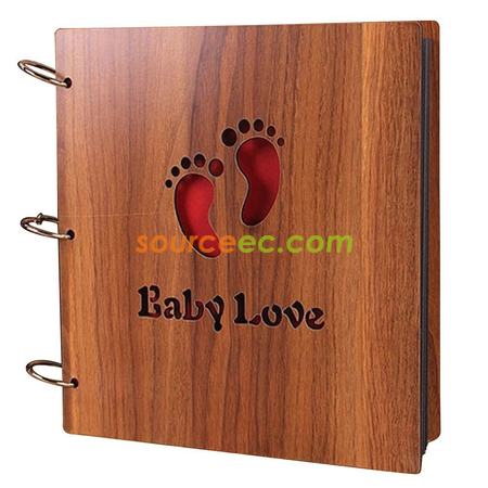 12" DIY Wood Scrapbook