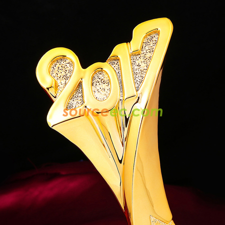 Customization Top 2017 Resin Crystal Trophy Corporate Gifts