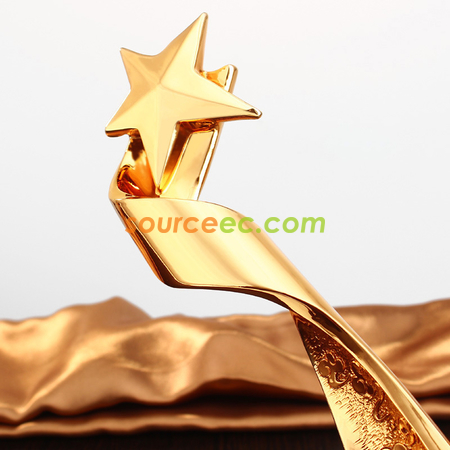 Customization Avenue of Stars Resin Crystal Trophy Corporate Gifts