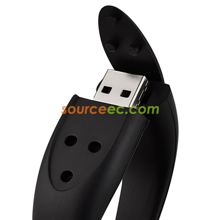 Customization Silicon Wristband USB Flash Drive Corporate Gifts