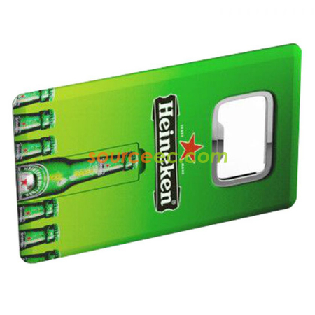 Customization Card USB Flash Drive with Bottle Opener Corporate Gifts