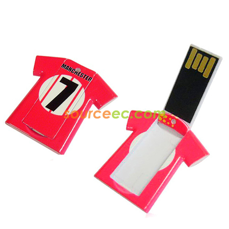 Customization T-Shirt Shaped Card USB Flash Drive Corporate Gifts