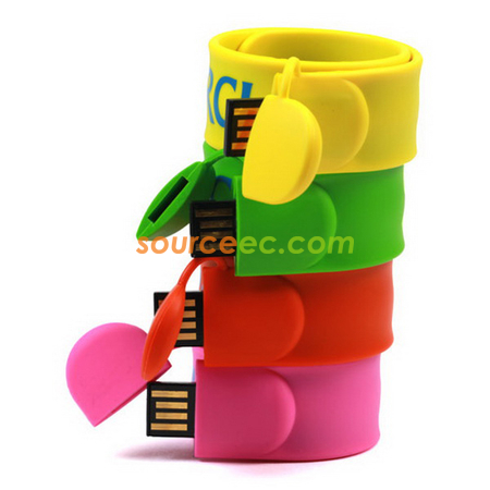 Slap Silicon Bracelet USB Flash Drive