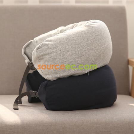 Customization U Shape Travel Neck Pillow with Hat Corporate Gifts