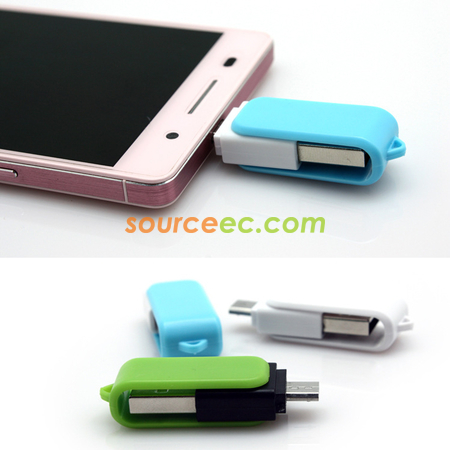 Customization OTG Twist SB Flash Drive Corporate Gifts