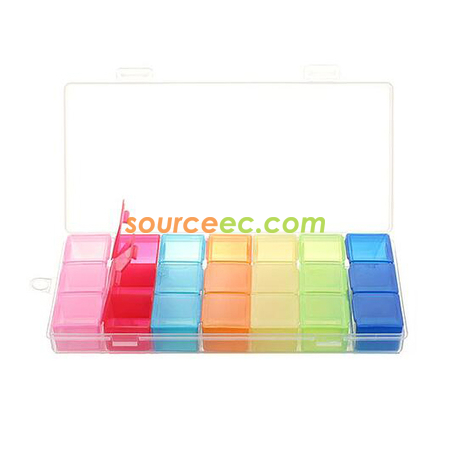 Seven Days Portable Pill Cas