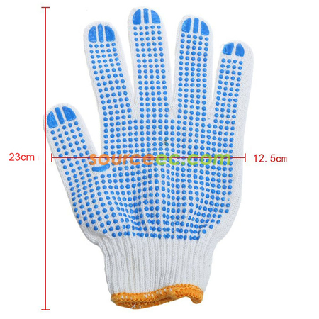 Customization PVC Dotted Working Gloves Corporate Gifts