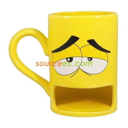 Customization Smile Cookies Ceramic Gift Cup Corporate Gifts