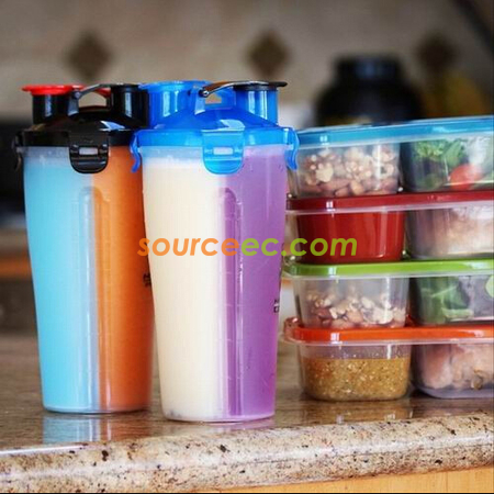 Customization 600ML Dual-Port Multi-functional Mixing Cup Corporate Gifts