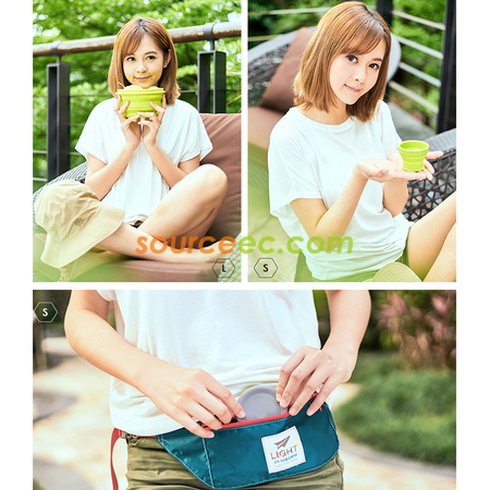 Customization Silicone Folding Bowl Corporate Gifts