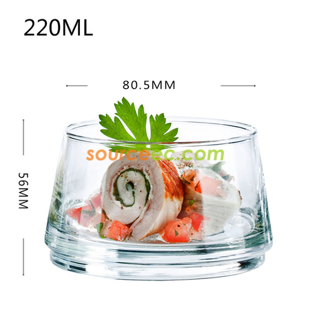 Customization Pyramid Glass Bowl Set Corporate Gifts