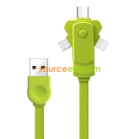 Customization 3 In 1 USB Charging Cable Corporate Gifts