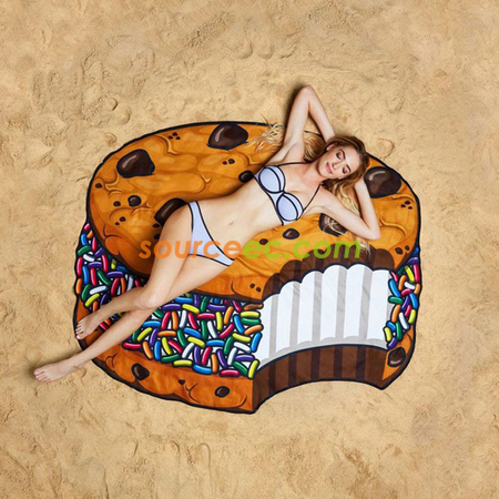 Customization Cartoon Shape Beach Towel Corporate Gifts