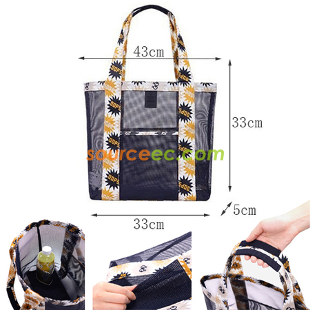 Customization Coating Mesh Shopper Bag Corporate Gifts