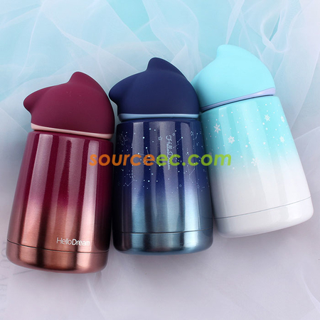 Customization 300ML Cute Cat Thermal Mug Corporate Gifts