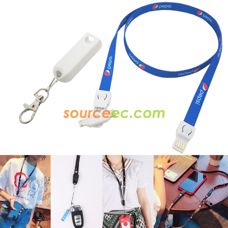 Customization Lanyard Charging Cable Corporate Gifts