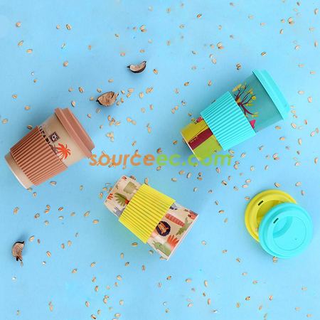 Customization Bamboo Fiber Coffee Cup Corporate Gifts