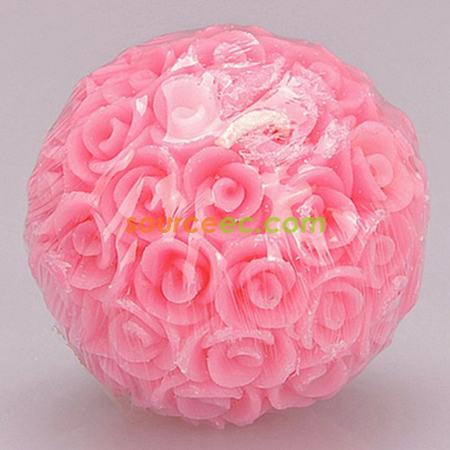 Customization Rose Ball Candle Corporate Gifts