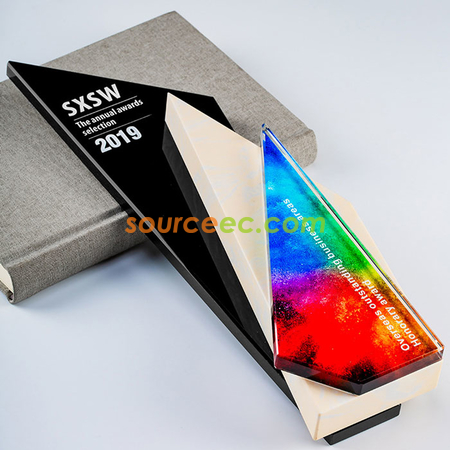 Customization Marble Crystal Trophy Corporate Gifts