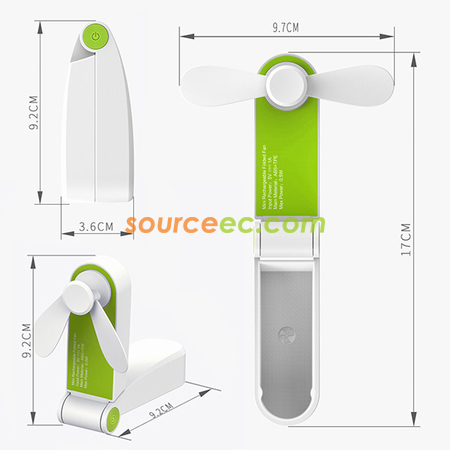 Customization USB Mini Folding Fan Corporate Gifts