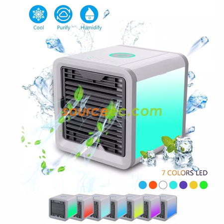 Mini Cooling Fan with LED Light