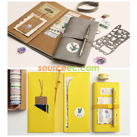 Customization Portable PU Notebook Corporate Gifts